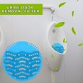 thumbnail image 1 of Toilet Deodorizing Filter Screen Fragrances Disc, Male Urinal Mat, Scented Ball, Modern Design, for Public Restrooms, Odor Control, Air Freshener Disc Hzhnb | Plastic, Blue, 1 of 9