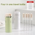 thumbnail image 6 of 4-In-1 Travel Portable Dispenser Bottles - Leak-Proof Containers for Shampoo Lotion Cosmetics, Compact Toiletry Storage for Travel Gym Business Trips & Daily Use, Easy to Carry, 2.16*6.49in, Green, 6 of 9