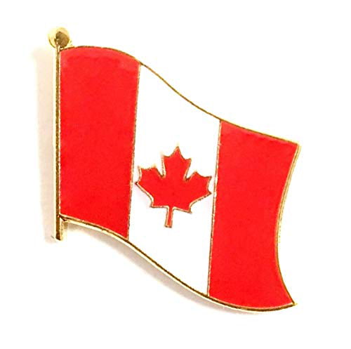 Canada flag plastic Lapel Hat Collectible Pin 