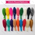 thumbnail image 2 of 1 globo de látex monocromático gigante redondo de 24 pulgadas para juegos, decoración para fiestas de baby shower, primer cumpleaños, bodas, bautismos, 2 of 5