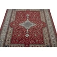 thumbnail image 3 of Red Floral Classic 8X11 Indo-Kashan Oriental Rug, 3 of 11