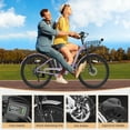thumbnail image 3 of Lilypelle Electric Bike for Unisex Adults,24/26" 7-Speed Step Thru Electric Bicycle ,36V,20MPH, 3 of 8