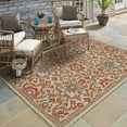 thumbnail image 3 of Mohawk Home Ravello Outdoor Area Rug, Rust, 5' 3" x 7' 6", 3 of 9