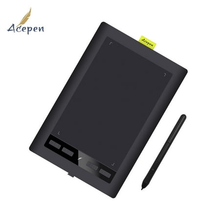 Acepen AP1060 10*6 Inch Art Graphic Drawing Tablet Board Painting Tool Kit with 8 Shortcut Keys 2048 Level Pressure Battery-free Pen for Windows XP/10/8/7 & Mac (Best Windows 8 Shortcuts)