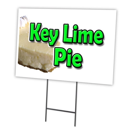 SignMission C-1216-DS-Key Lime Pie 12 x 16 in. Yard Sign & Stake - Key Lime Pie