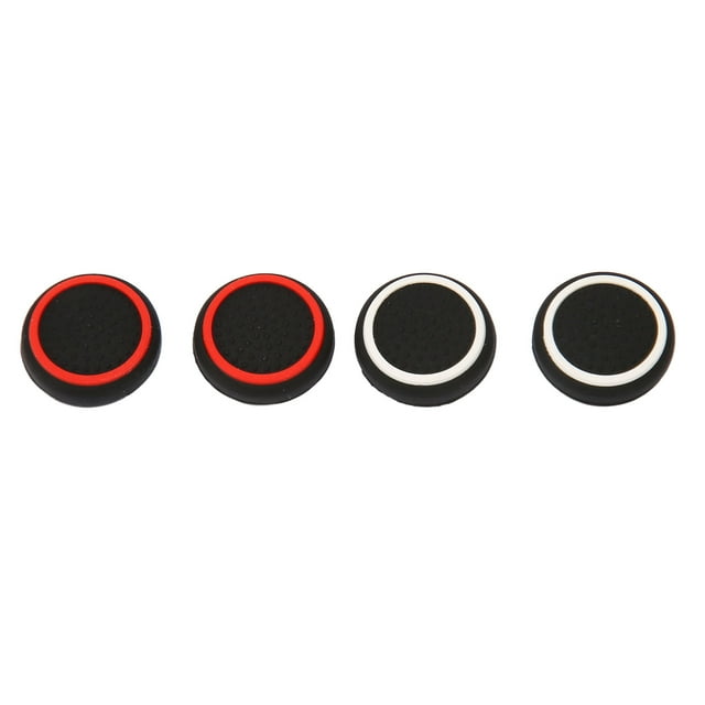 Joystick Caps, Replacement Thumb Grip Caps Prevent Slip 2 Pairs Easy To Install Silicone for Handheld Consoles
