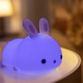 thumbnail image 4 of sdhkgrrt under $5 Rabbit Night Light, Puppy Rabbit Charging Night Light, Bedside Pat Silicone LED Light, Children's Eye Protection Night Lamp, Cute Animal Shape Table Lamp, 4 of 6