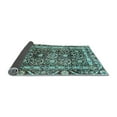 thumbnail image 2 of Ahgly Company Indoor Square Oriental Light Blue Traditional Area Rugs, 7' Square, 2 of 4