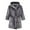 Gray, variant on Flannel Toddler Kids Robe Baby Boys Girls Cartoon Bathrobes Hooded Warm Flannel Night Robe Sleepwear Pajamas Pjs Homewear for 2-7 Years (A01-WH2,5-6 Years)