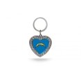 thumbnail image 2 of San Diego Chargers Bling Rhinestone Heart Keychain, 2 of 2