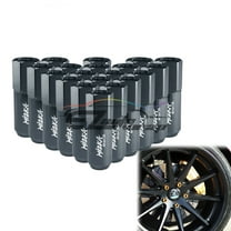 Gunmetal 20 PCS M12X1.5 Lug Nuts Extended Tuner Aluminum Wheels Rims Cap WN02 Mi2KA