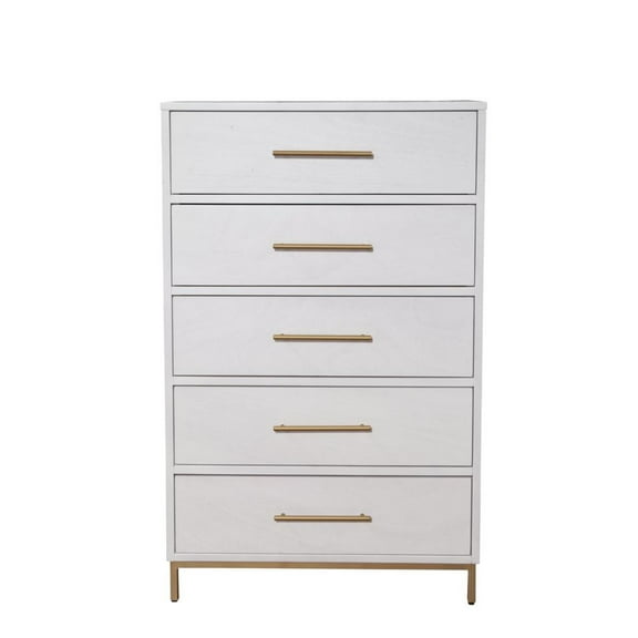 Alpine Furniture Madelyn Five Drawer Chest