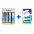 thumbnail image 1 of Kit Cargador Steren con pilas recargables 4 AA (1,300 mAh) + 4 AAA (600mAh), 1 of 5