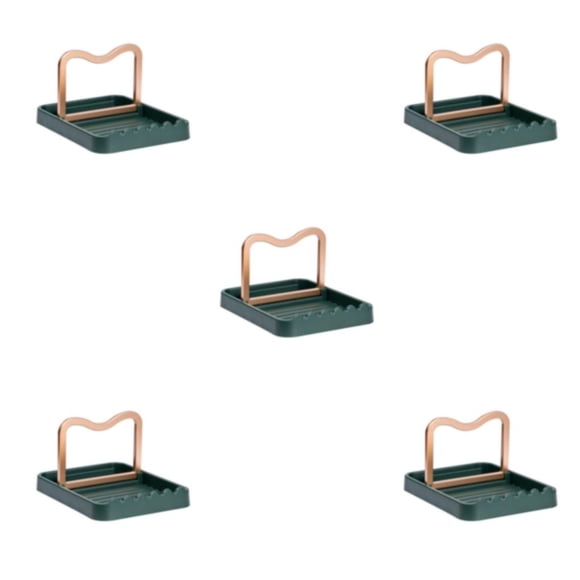 Billuyoard Soporte duradero para cucharas: fácil de limpiar, soporte de almacenamiento para tapa de olla, soporte extraíble para tapa de olla y Type2 NO2