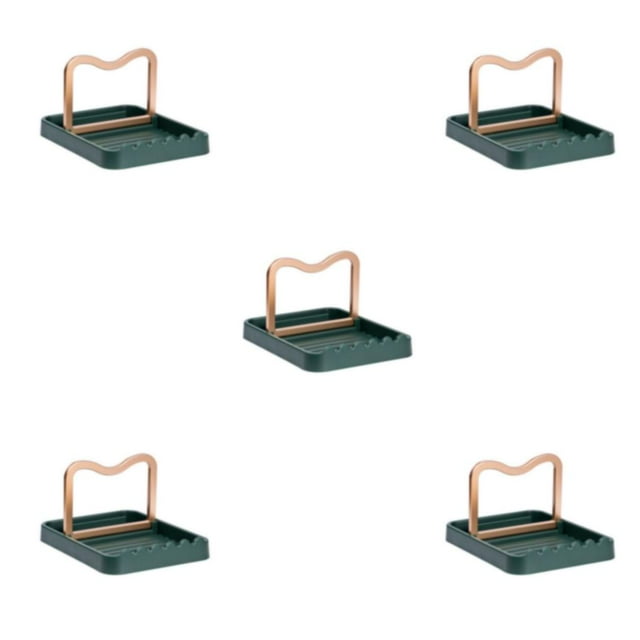 Billuyoard Soporte duradero para cucharas: fácil de limpiar, soporte de almacenamiento para tapa de olla, soporte extraíble para tapa de olla y Type2 NO2