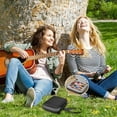 thumbnail image 4 of Huanglei Pick Holder PU Pick Storage Storage Pouch For Acoustic Musical, 4 of 4