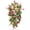 Multicolor, variant on 23.62inch Artificial Floral Teardrop Swag Wreath, Multi Styles, Easter Mother's Day Decor, for Home Front Door Wall & Holiday Decoration