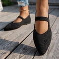 thumbnail image 4 of DIVVce Mary Jane Shoes Women Knit Pointed Toe Comfortable Slip On Casual Breathable Lightweight Daily Footwear, 4 of 7