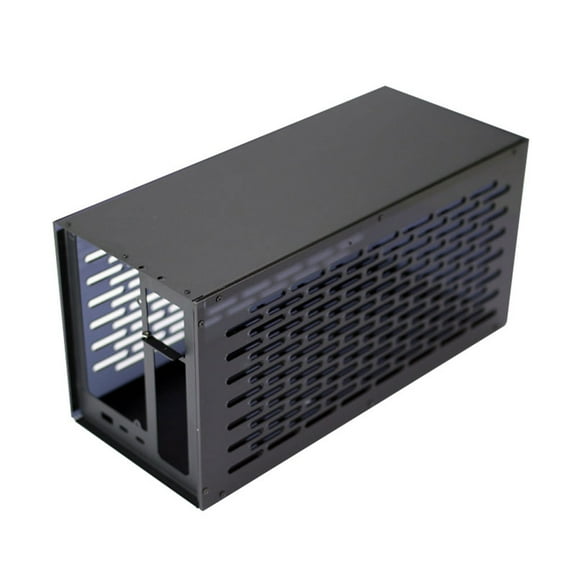 Huhudde Thunderboltcompatible GPU Dock Case TH3P4G3 Metal Housing Box Display Temperature Control Fans