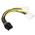 thumbnail image 4 of Tholdsy Cable adaptador dual de 4 pines a 8 pines Cable adaptador de fuente de alimentación PCI-E Tarjeta gráfica Cable de alimentación de Type2, 4 of 6
