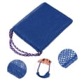 thumbnail image 3 of Unique Bargains 1 Pc Elasticity Body Scrub Towel Body Scrubber for Shower 29.92"x5.51" Blue, 3 of 6