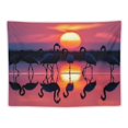 thumbnail image 5 of JRXY Flamingo Pattern Tapestry - High-Quality Short Plush Wall Hanging Painting, 5 of 6