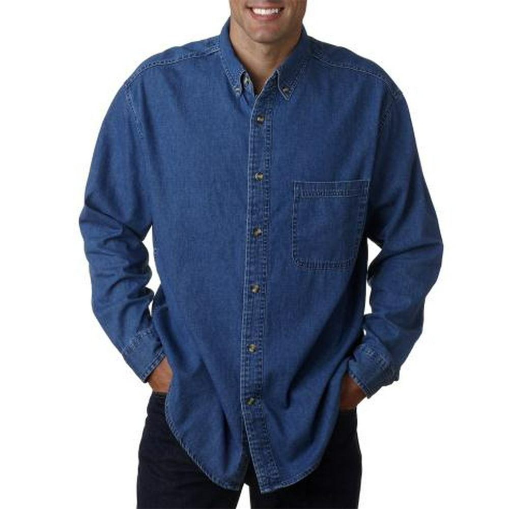 Tall Cypress Denim Shirt With Pocket8960T