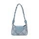 thumbnail image 2 of Bolso de hombro de cuero PU | Bolso bandolera casual | Correa ajustable | Bolso tote elegante y versátil | Se adapta a las gafas de sol de la billetera del teléfono | 24x16x5.5cm | Negro o azul, 2 of 6