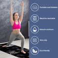 thumbnail image 2 of Bats Yoga Mat Towel with Storage Bag - 72.8"x26.8" - Suitable for Hot Yoga, Pilates, Fitness - Yoga Blankets Included, 2 of 6