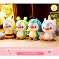 thumbnail image 5 of Linda figura de pingüino, pequeño pingüino de peluche, se transforma en dinosaurio, rana, máquina de agarre, muñeca para lanzar bodas, 23cm, 5 of 5