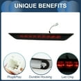 thumbnail image 4 of Luces de freno LED únicas para Nissan X-Trail T31 2008-2013, carcasa negra de plástico impermeable, 4 of 7