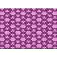 thumbnail image 1 of Ahgly Company Indoor Rectangle Patterned Dark Magenta Purple Area Rugs, 6' x 9', 1 of 6