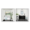 thumbnail image 4 of Stupell Industries Modern Home Bathroom Interior Scene Tranquil Tub Sink, 24 x 24, Design by Elizabeth Medley, 4 of 5