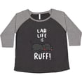 thumbnail image 3 of Inktastic Lab Life is Ruff Labrador Retriever Women's Plus Size T-Shirt, 3 of 5