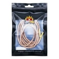 thumbnail image 2 of Loop King Laces 1 Pair Luxury Rope Diamond Champagne Shoe Laces with Metal Tips - 59 Inch, 2 of 2