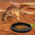 thumbnail image 4 of BESTYASH Reptile Food Bowl Negro Compacto Plástico Para Terrarios Y Alimentación De Pequeñas Mascotas, 4 of 7