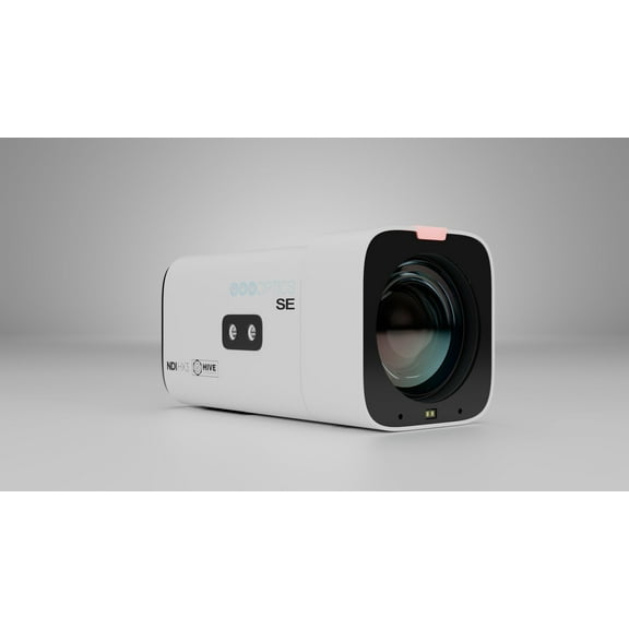 PTZOptics Studio SE Professional Camera, 1080p, NDI HX3, 12X/20X Zoom, HDMI, SDI, USB, IP Output (12X, White)