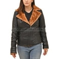 thumbnail image 4 of Women's Genuine Leather faux fur Jacket....Brand new!!!, 4 of 6