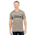 thumbnail image 2 of Damn It Feels Good To Be A Gangsta Men's Modern Fit Fun Casual T-Shirt Printed Graphic Tee Military Gray Medium, 2 of 3