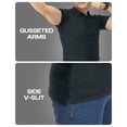thumbnail image 2 of NY Threads Men's Polo Shirt Short Sleeves UPF 50+ Quick Dry Performance Tactical Pique Jersey Golf Shirt, X-Large, Dark Grey, 2 of 7
