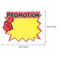 thumbnail image 2 of LEORX 200pcs Price Display Labels Write or Draw Assorted Color PVC For, 2 of 8