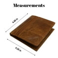 thumbnail image 4 of Men's Leather Big Hipster Bifold Wallet USA Series RFID Blocking, 4 of 19