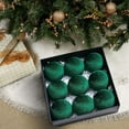 thumbnail image 4 of Kugisaki Christmas Decor 9 PCS Velvet Christmas Balls Decorations, 8cm/3.15in Christmas Tree Hanging Balls Multiple Color, Christmas House Holiday Party Decoration, 4 of 6