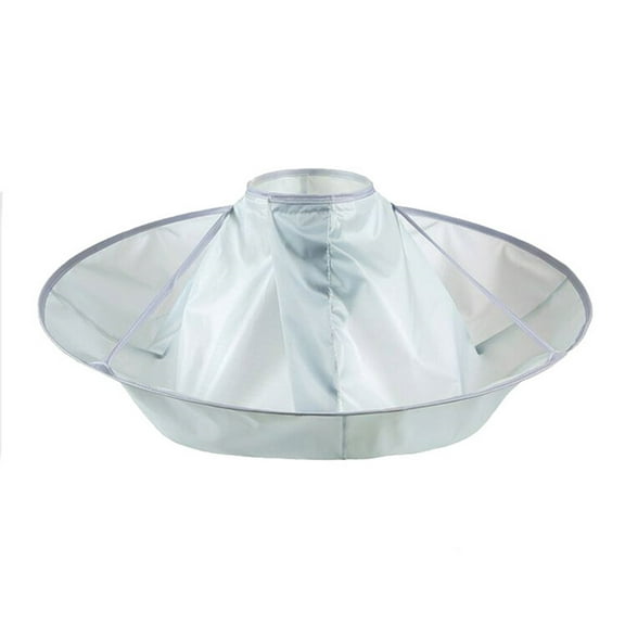 Umbrella Haircut Cape - Foldable Hair Cutting Cloak with Hair Catcher - Waterproof Styling Cape for Men, Women & Children at Home or Salon