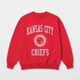 thumbnail image 5 of Women's Gameday Couture Red Kansas City Chiefs Prime Play Oversized Premium Drop Shoulder Sweatshirt, 5 of 5