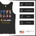 thumbnail image 6 of US Army Be All You Can Be Tank Top American Flag Military Veteran DD 214 Patriotic Armed Forces Licensed Men's Top, 6 of 7