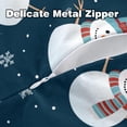 thumbnail image 4 of Snowman Elegant Velvet Throw Pillow Covers Set with Unique Patterns - 16x16", 18x18", 20x20" - Pack of 2 for Chair Pillow Covers and Various Occasions, 4 of 6