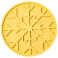 thumbnail image 1 of Anti-Scalding Mat Yellow Silicone Heat Resistant Mat Pad 7.5" Kitchen Countertop Protector(1Pcs) JASKFLY, 1 of 8