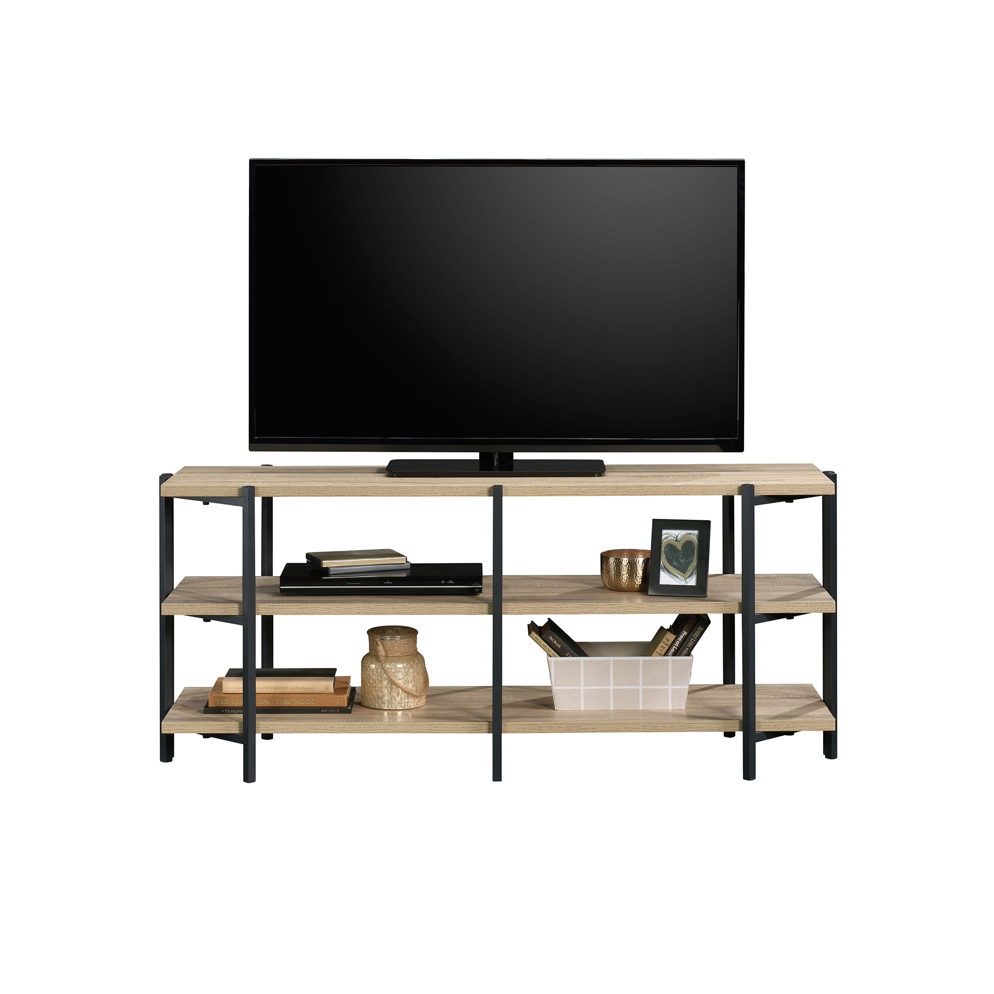 Curiod TV Stand for TVs up to 54", Charter Oak Finish