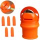 thumbnail image 1 of Cortador De Pulgar Para Jardinería, Cuchillo De Silicona Para Pulgar, Herramienta De Cosecha, 6 Piezas De Frutas, Plantas, Vegetales, Herramienta De Cosecha De Dedos Con Manga De Dedo Para Jardinería, Muyoka Hogar, 1 of 7